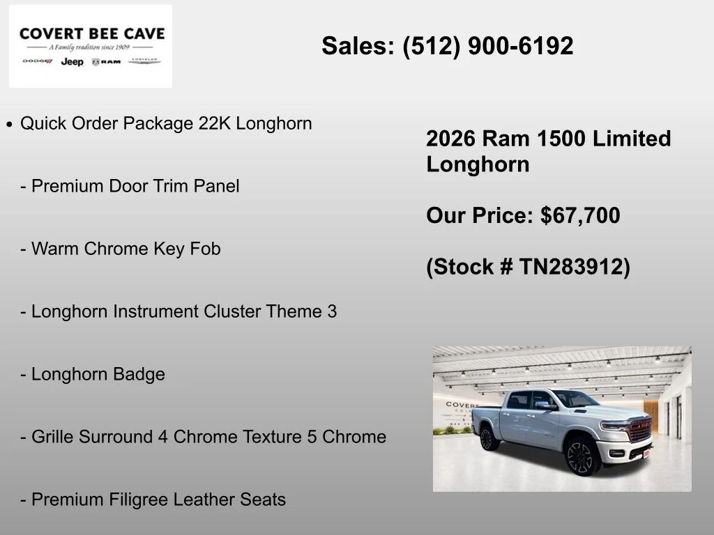New 2026 Ivory White Tri-Coat Pearl-Coat Exterior Paint RAM Limited image 7