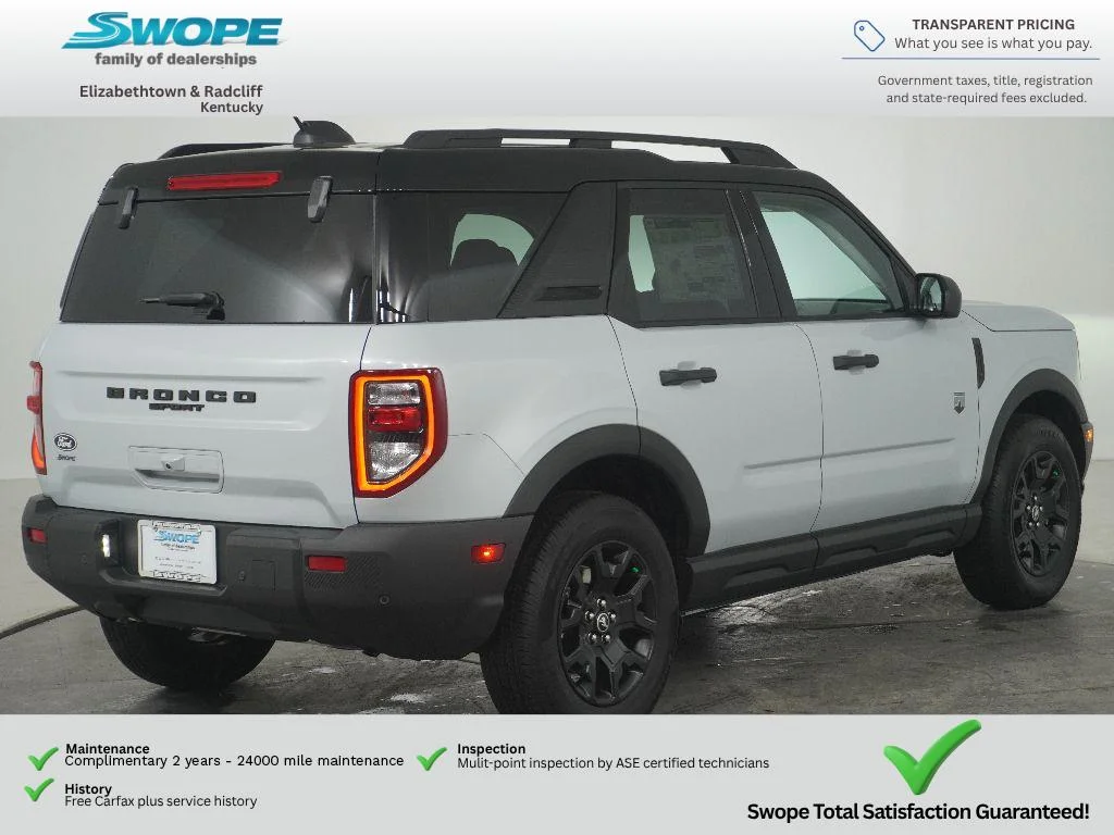 New 2026 SPACE WHITE METALLIC Ford Big Bend image 4