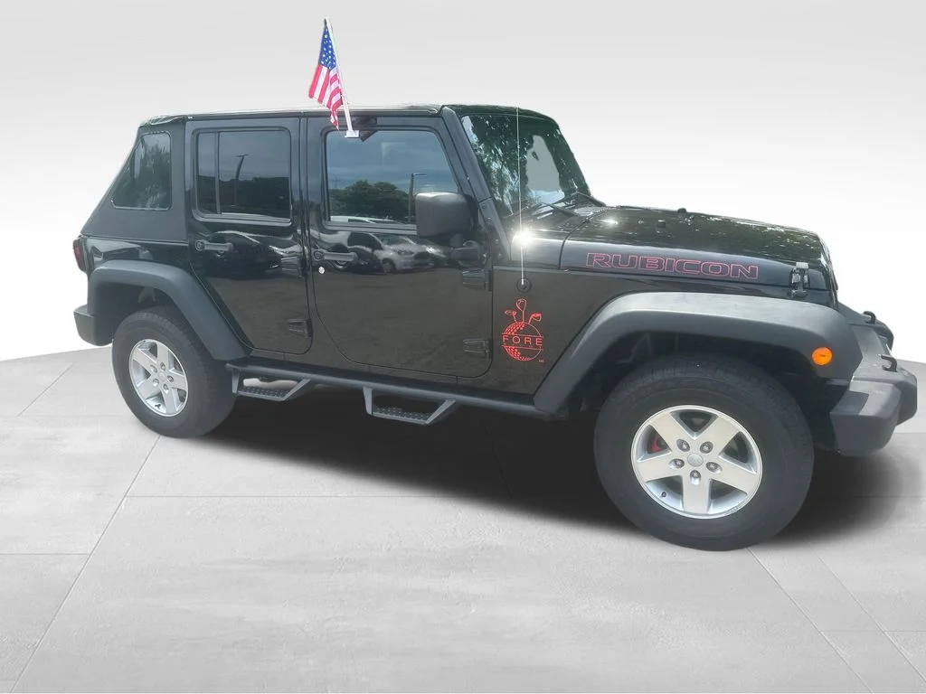 Used 2014 Black Jeep Unlimited Rubicon image 27