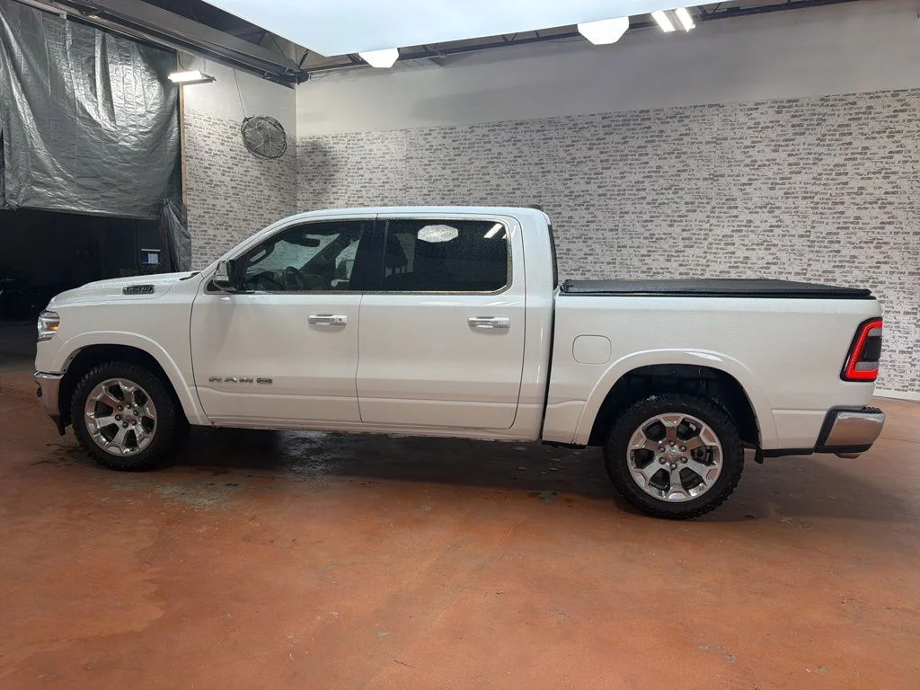 Used 2022 Ivory White Tri-Coat Pearlcoat Ram Laramie Longhorn image 4
