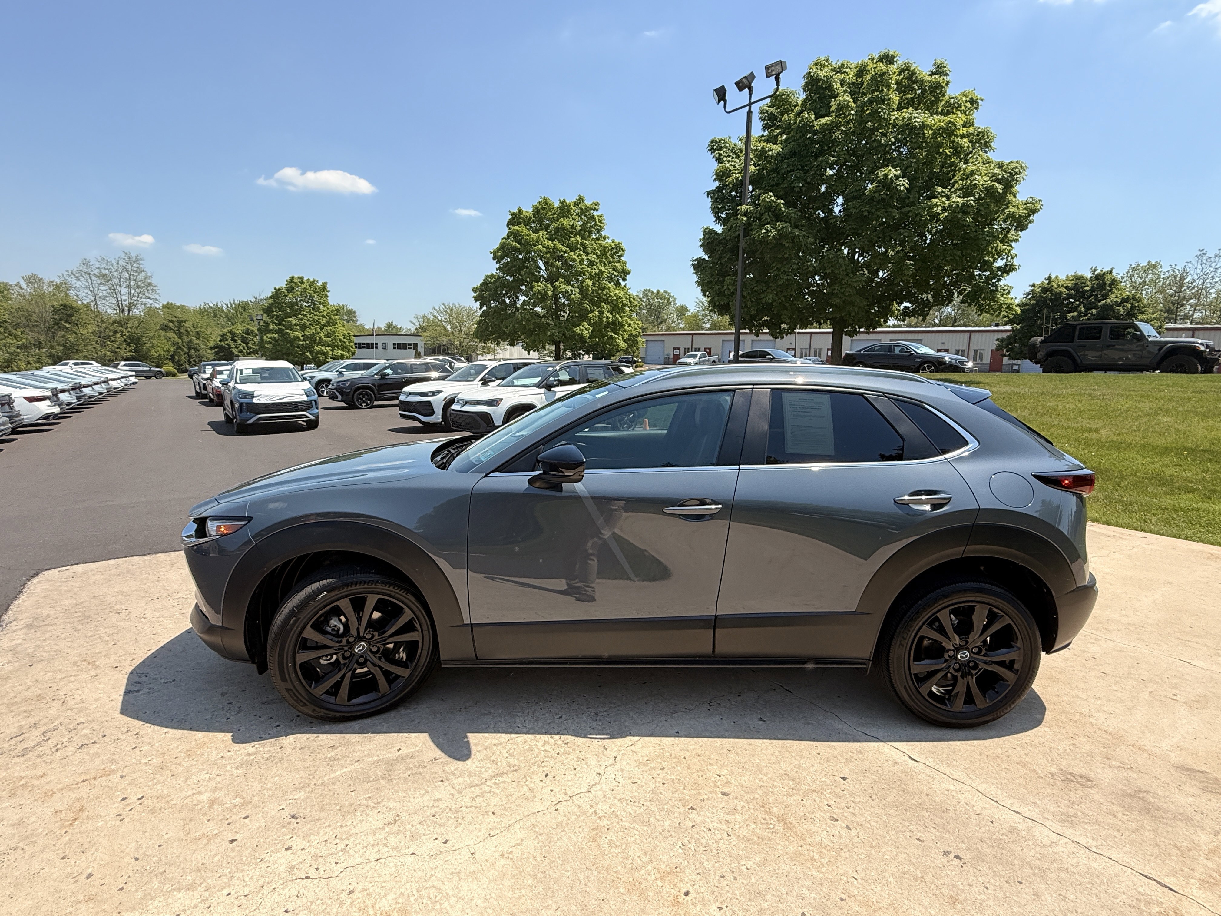 Used 2023 Polymetal Gray Metallic Mazda 2.5 S Carbon Edition image 12