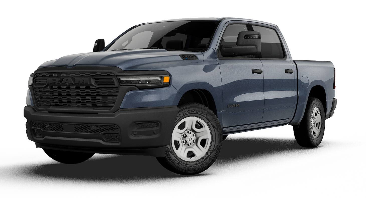 New 2027 Forged Blue Metallic Exterior Paint RAM TRADESMAN image 1