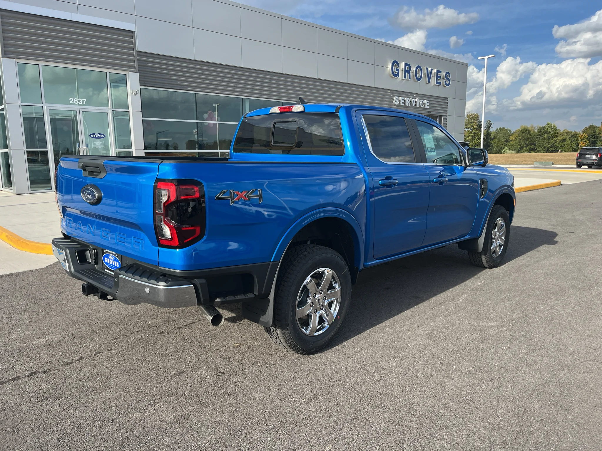 New 2026 Velocity Blue Metallic Ford LARIAT image 2
