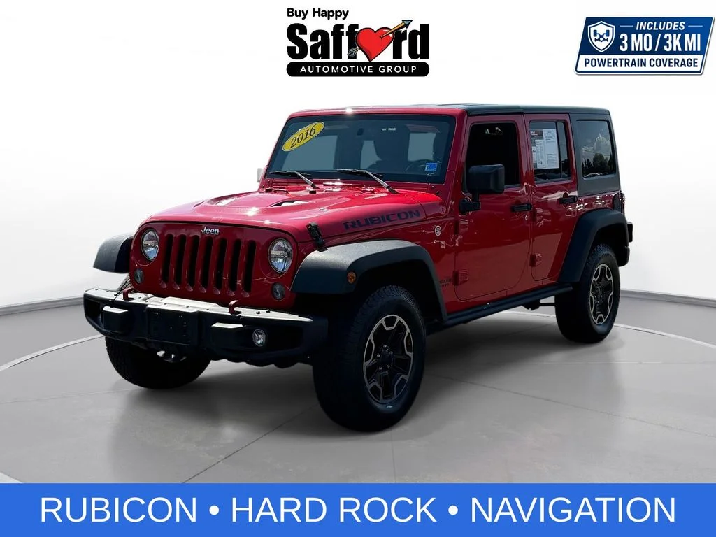 Used 2016 Red Jeep Unlimited Rubicon image 1
