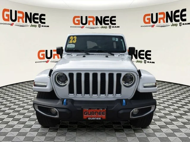 Used 2023 White Jeep Sahara 4xe image 9