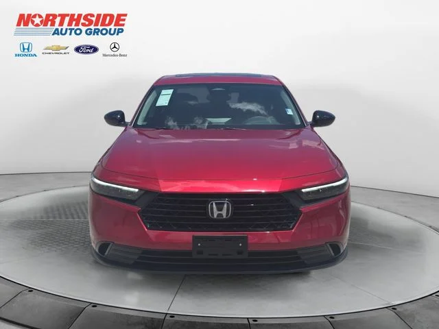 Certified Used 2025 Radiant Red Metallic Honda SE image 2
