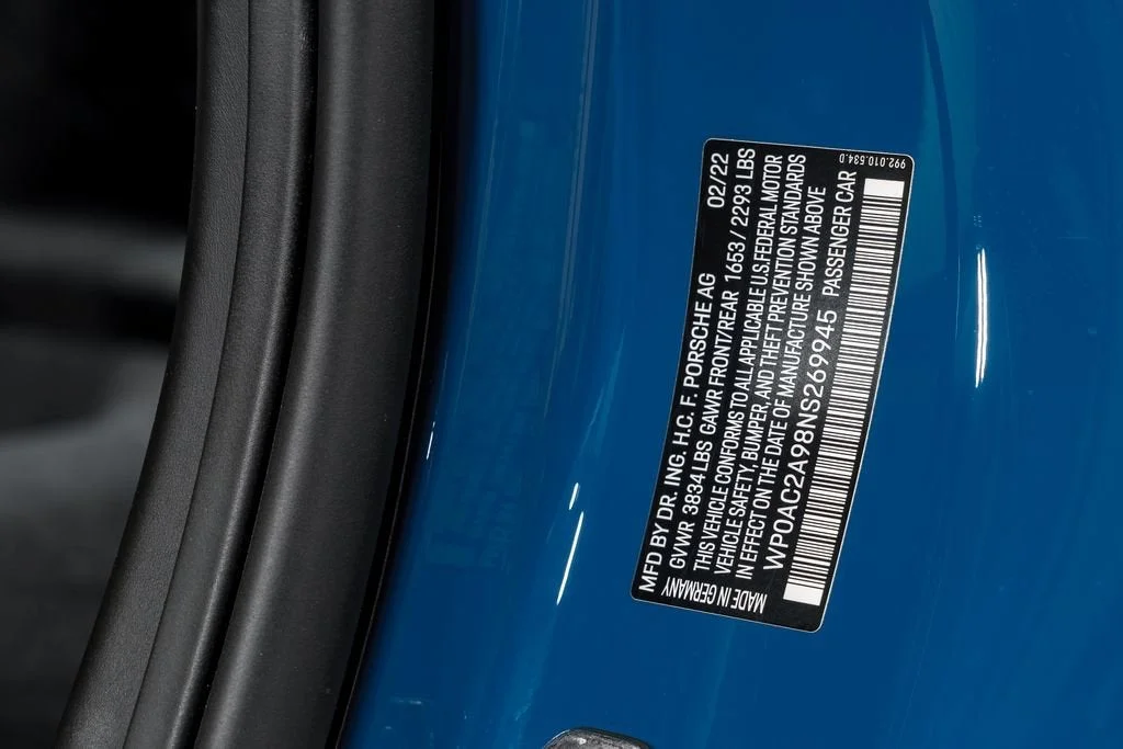 Used 2022 Oslo Blue Porsche GT3 image 12