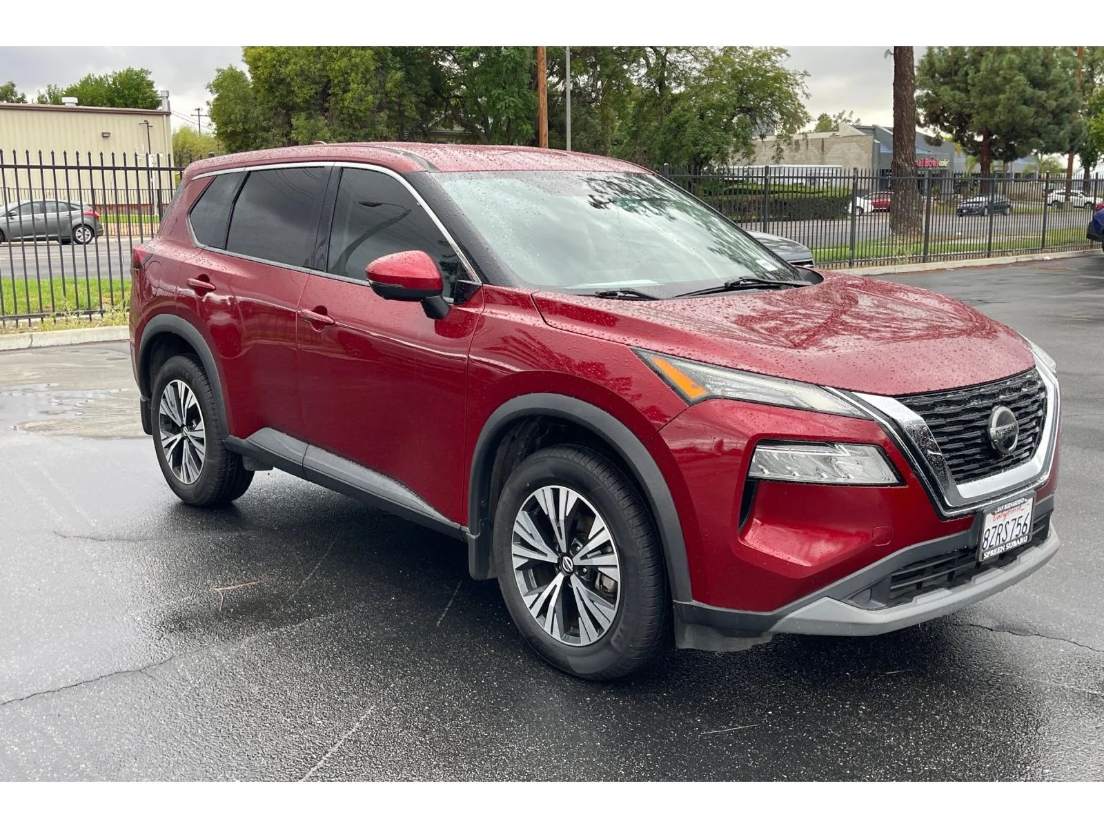 Used 2021 SCARLET EMBER TIN Nissan SV image 8