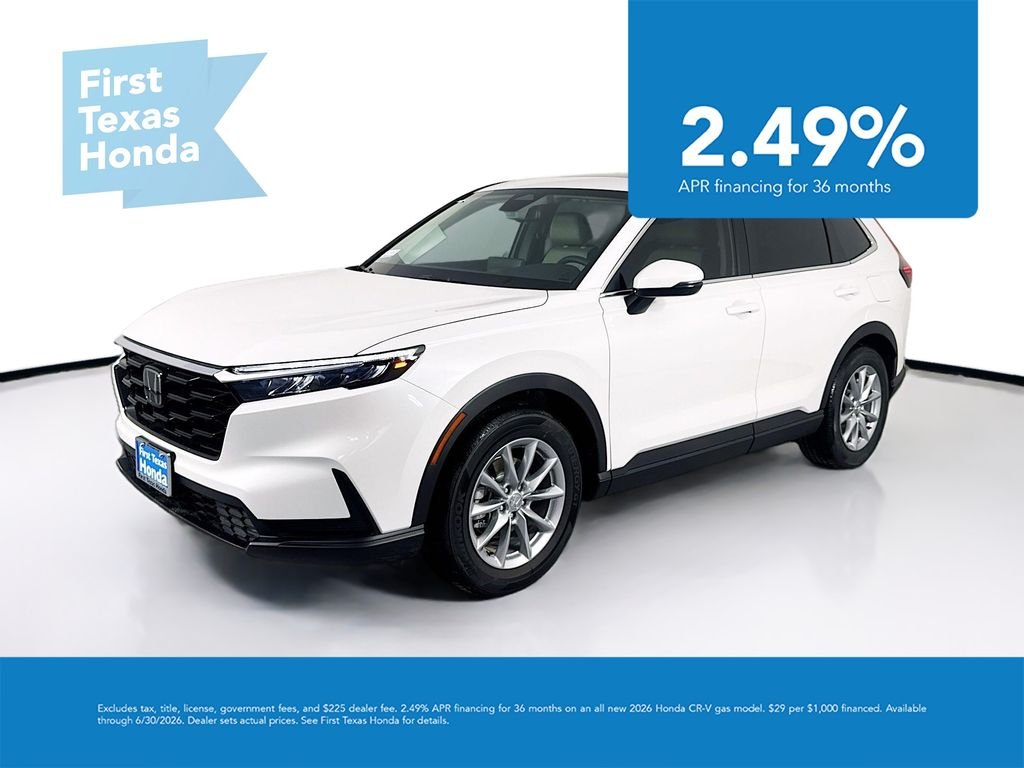 New 2026 Platinum White Pearl Honda EX image 3