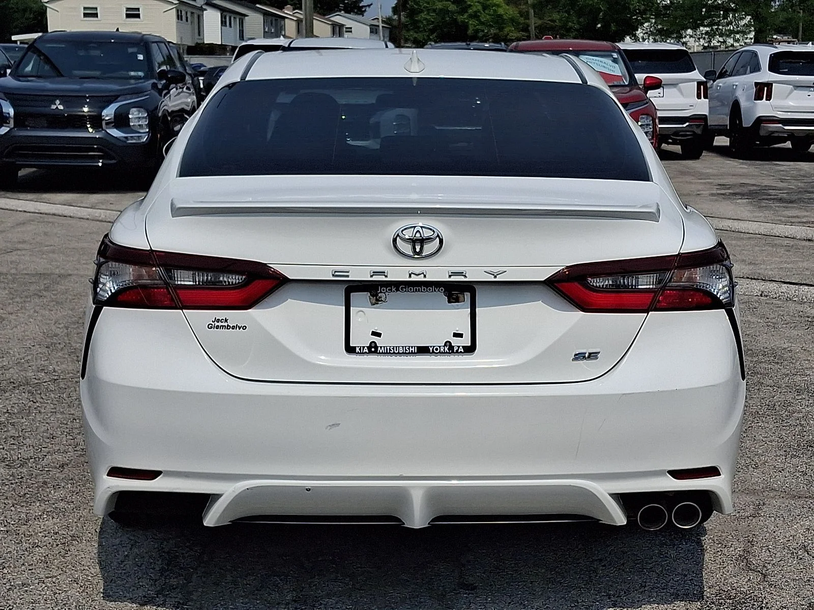 Used 2021 White Toyota SE image 3