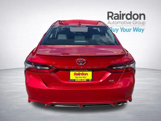 Used 2021 Supersonic Red Toyota SE image 6