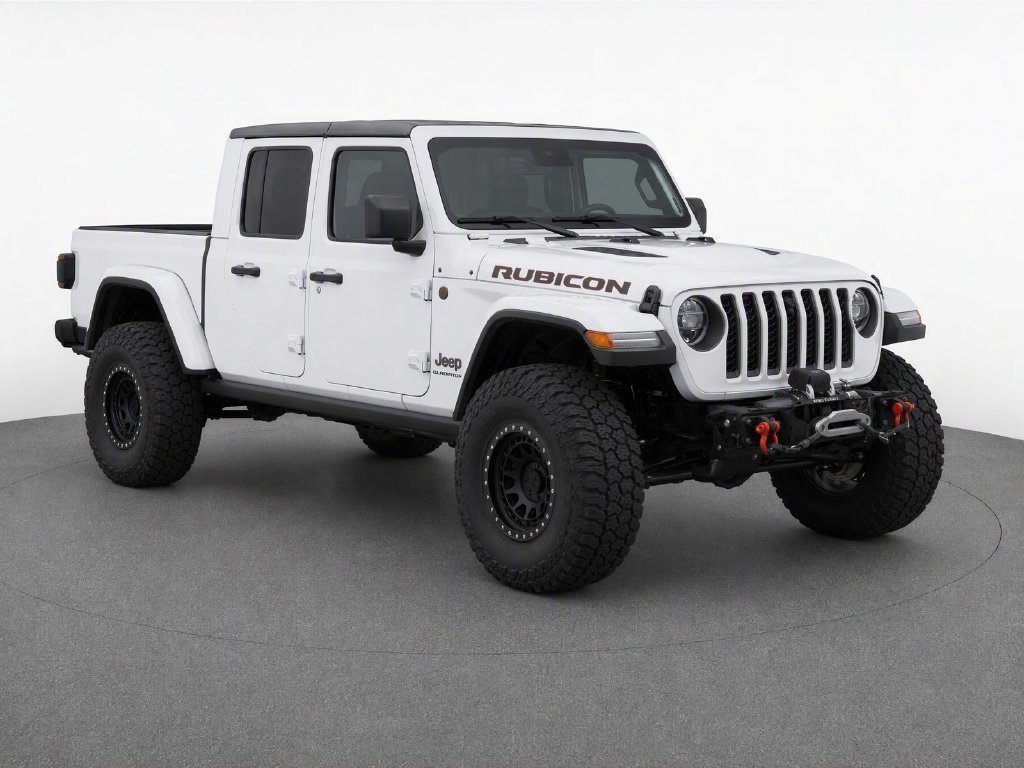 Used 2021 Bright White Clearcoat Jeep Rubicon image 40