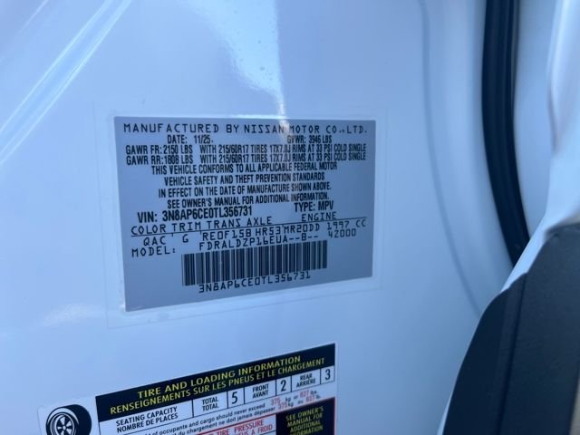 New 2026 Aspen White TriCoat Nissan SV image 33