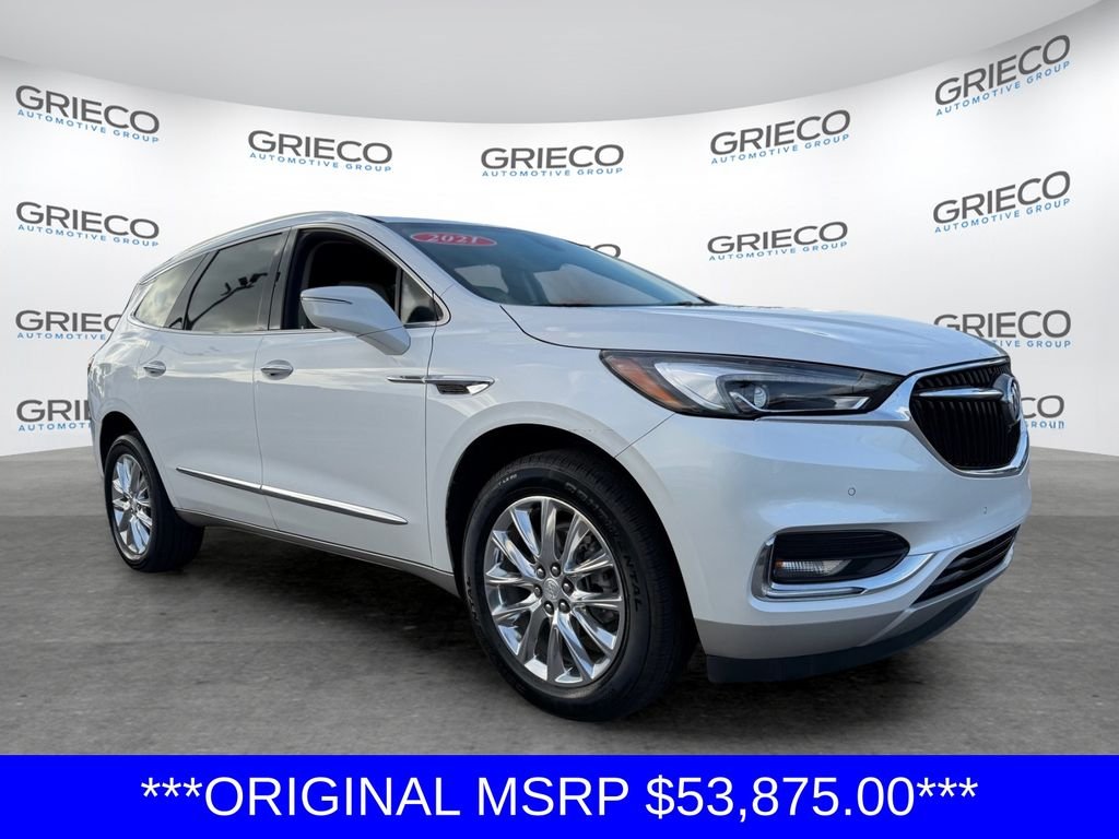 Used 2021 White Buick Premium Group image 1