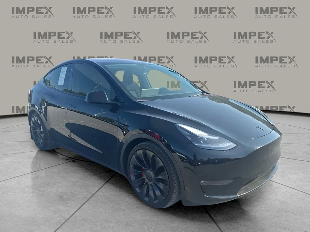 Used 2022 Black Tesla Performance image 7