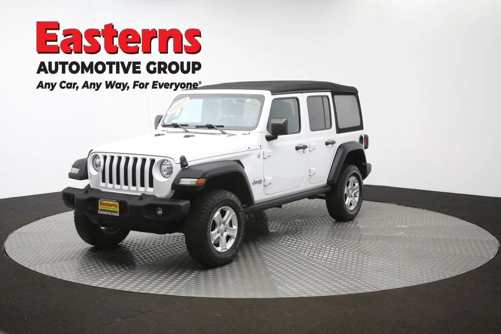 Used 2018 White Jeep Unlimited Sport S image 54