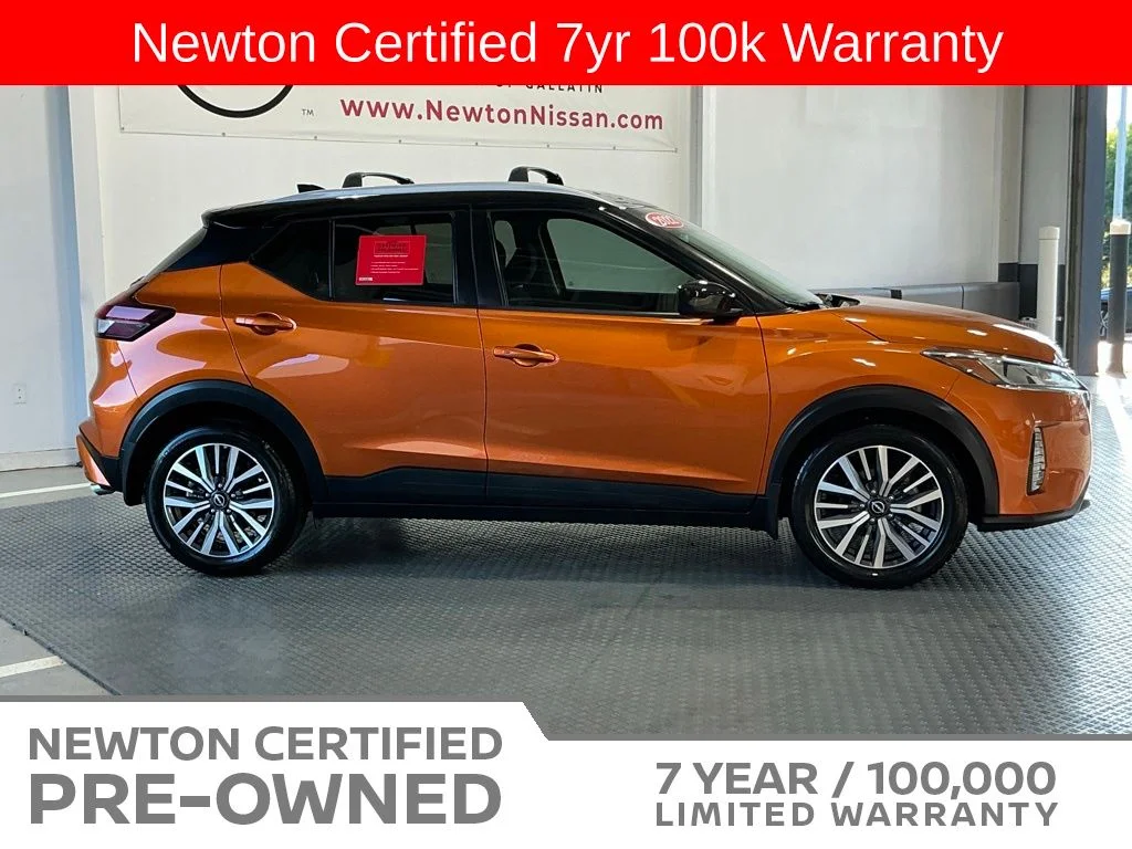 Certified Used 2022 Orange Metallic Nissan SV image 4