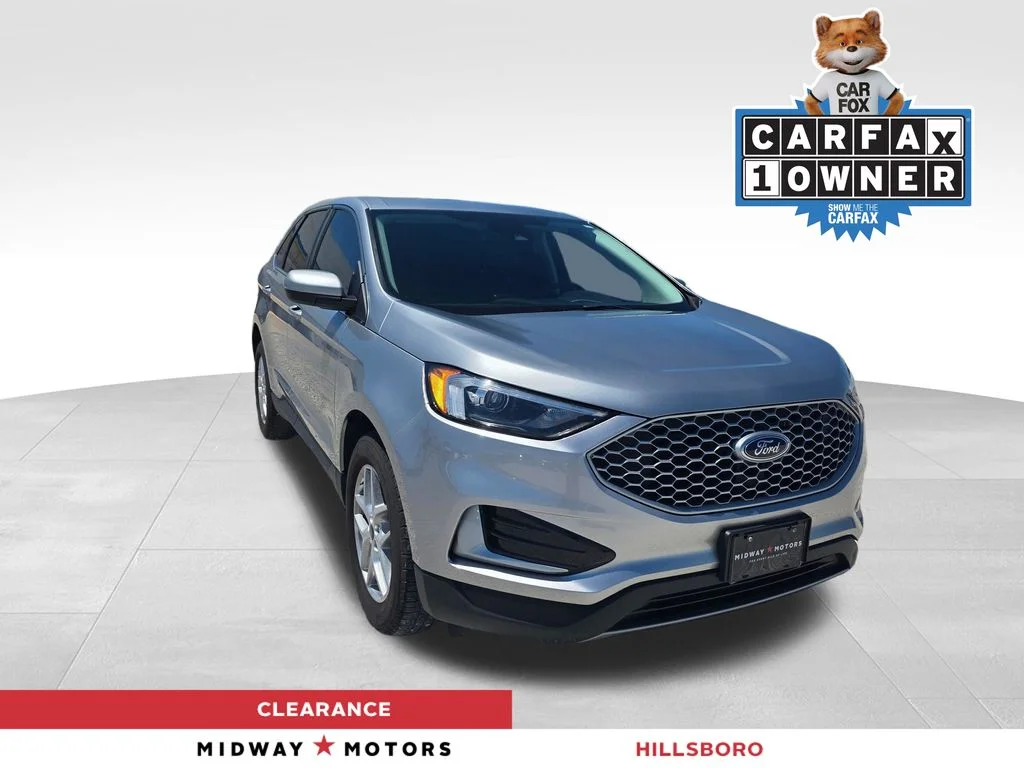 Certified Used 2024 Silver Ford SEL image 1