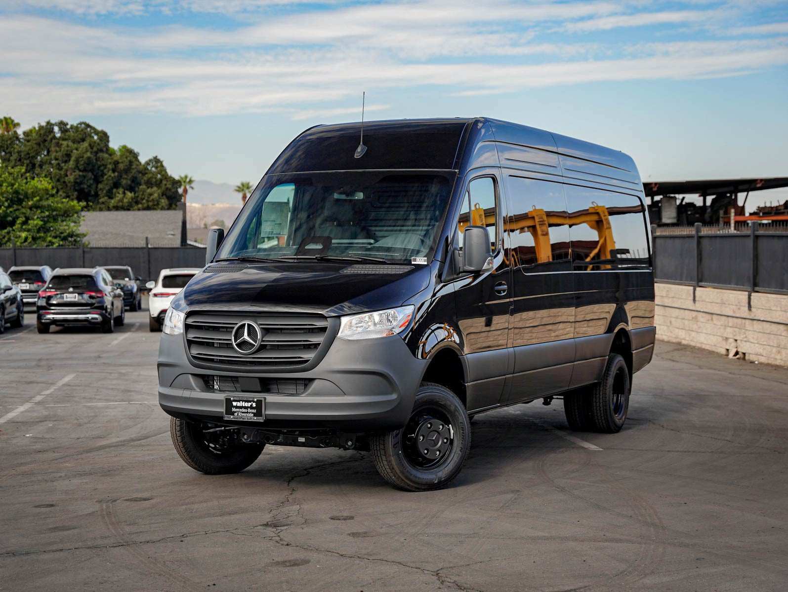 New 2026 Jet Black Mercedes-Benz 3500XD High Roof I4 Diesel HO 170 AWD image 1