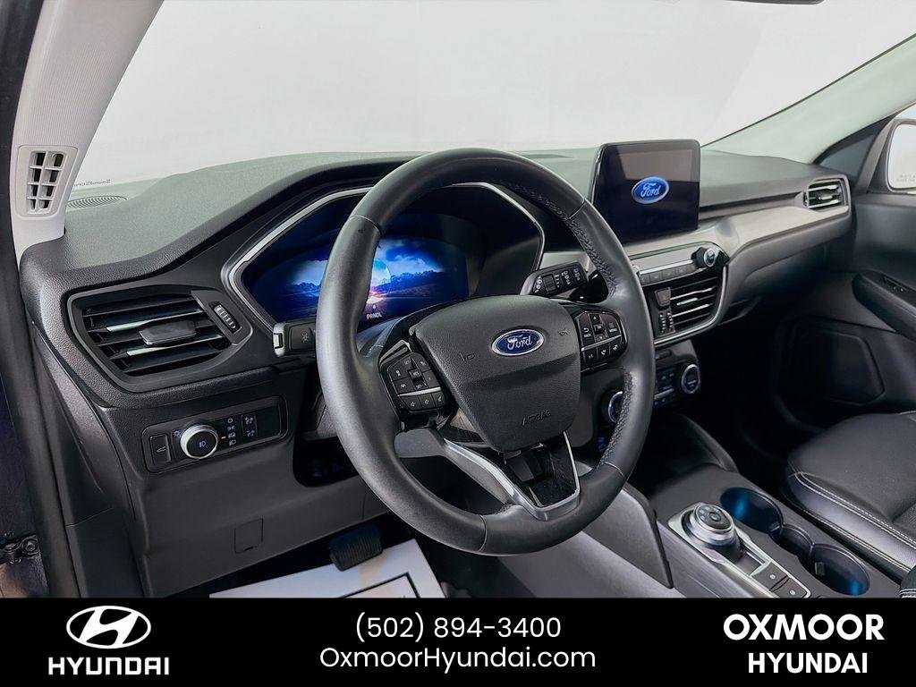 Used 2021 Antimatter Blue Metallic Ford Titanium image 9