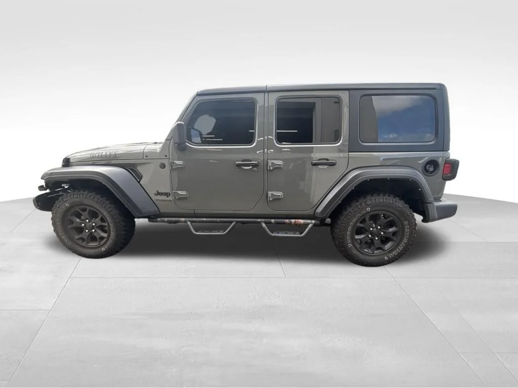Used 2022 Gray Jeep Unlimited Willys image 3