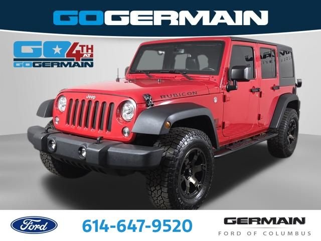Certified Used 2017 Firecracker Red Clearcoat Jeep Unlimited Rubicon image 1