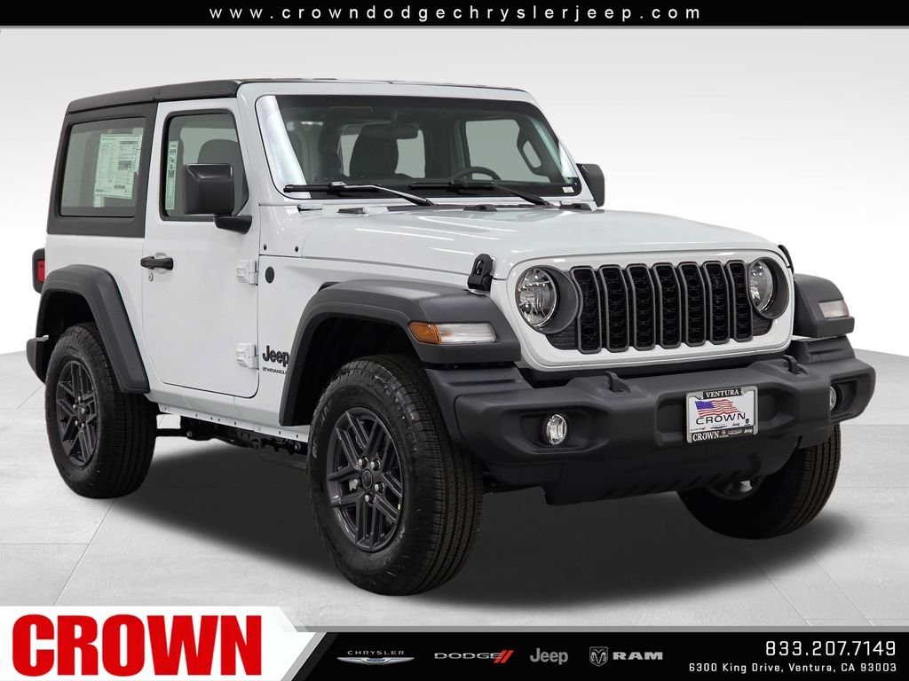 New 2026 Bright White Clear-Coat Exterior Paint Jeep Sport image 3