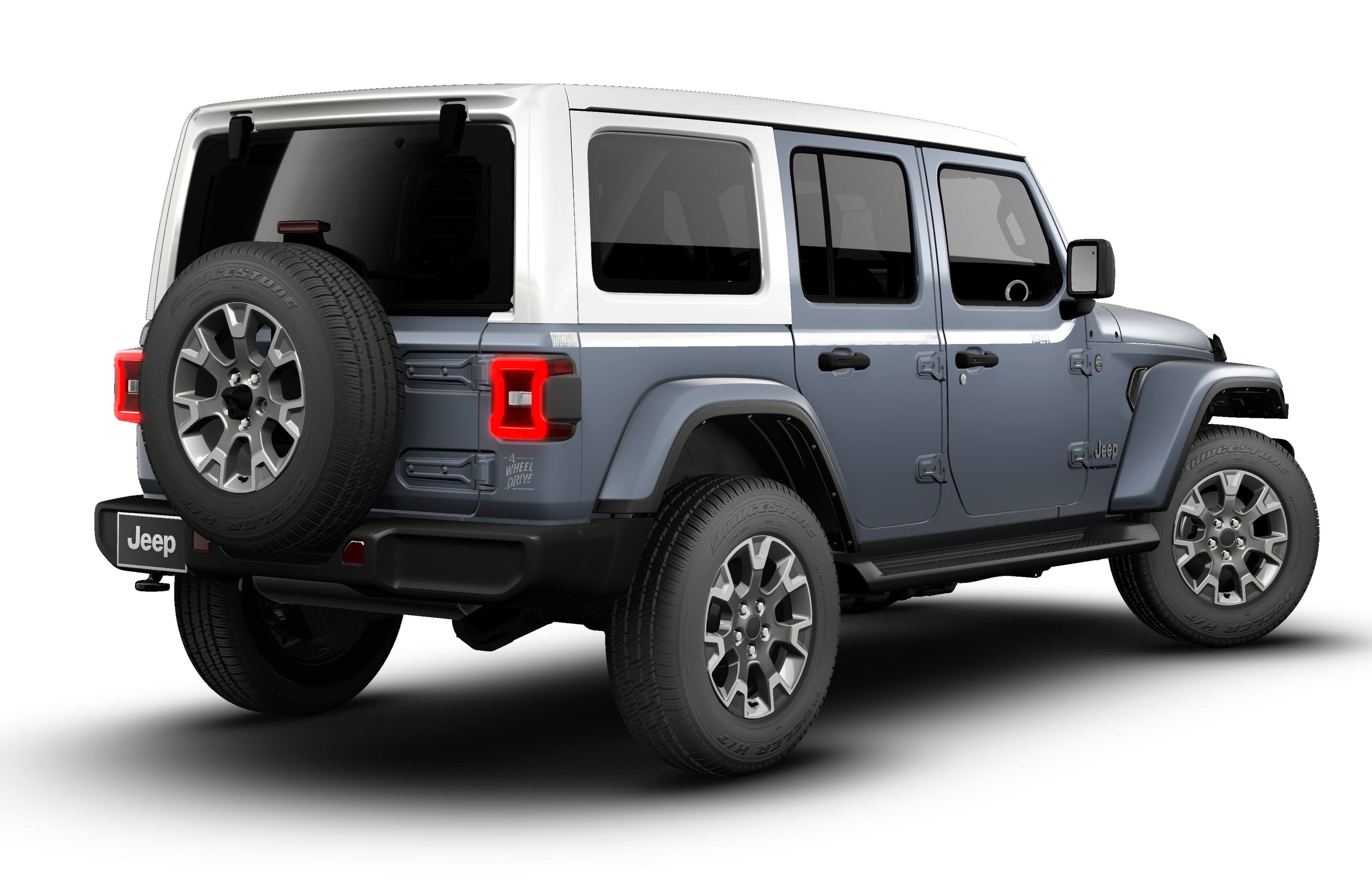 New 2026 Anvil Clear-Coat Exterior Paint Jeep Sahara image 2