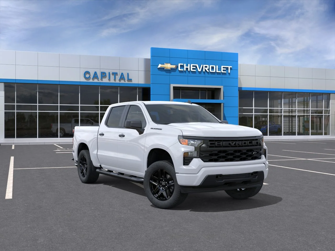 New 2026 Summit White Chevrolet Custom image 2