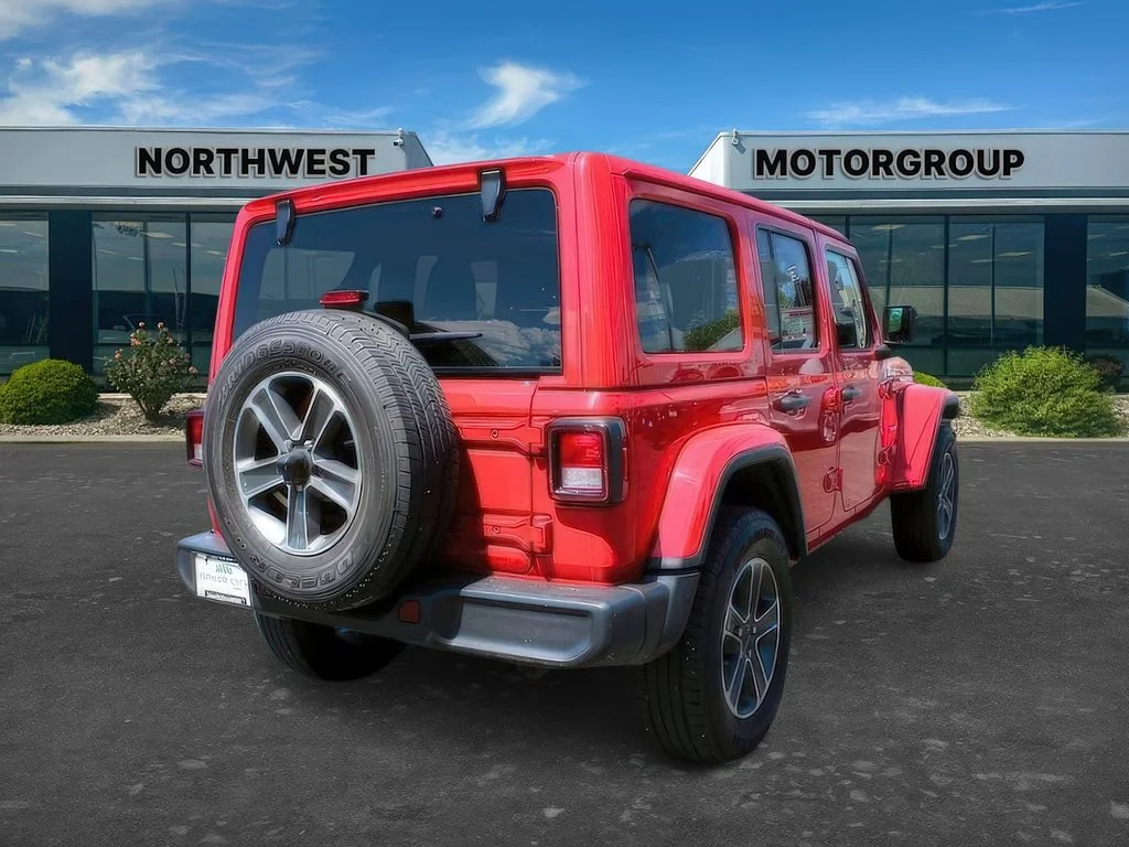 Used 2023 Firecracker Red Jeep Sahara image 7