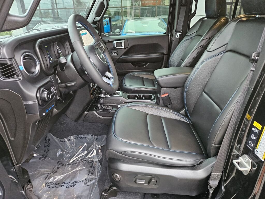 Used 2024 Black Clear Coat Jeep High Altitude 4xe image 16