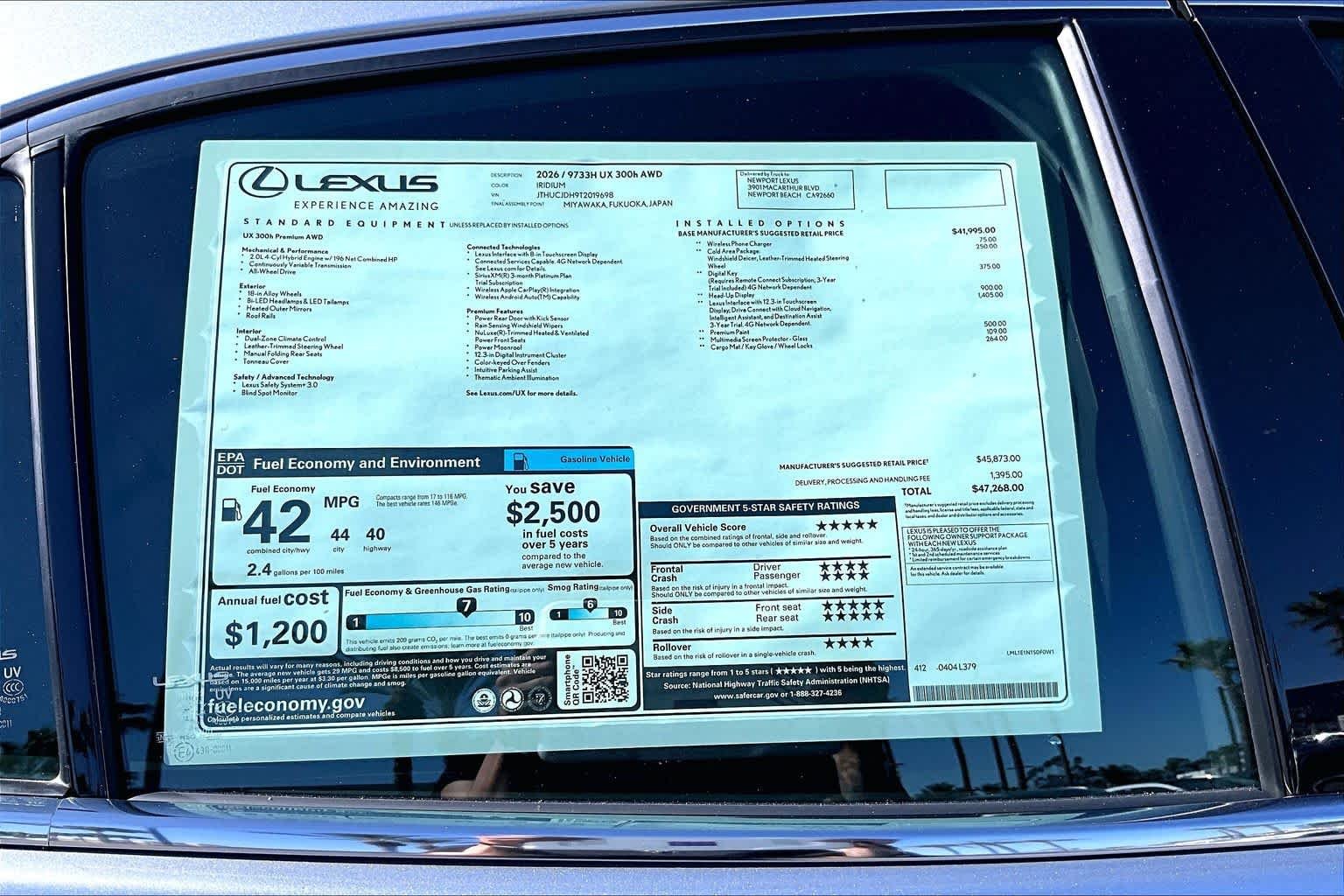 New 2026 Iridium Lexus PREMIUM AWD image 22