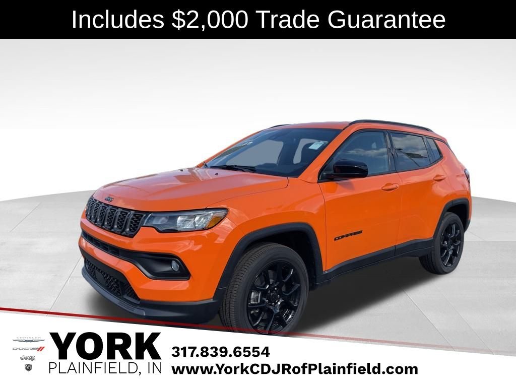 Joose Exterior Paint 2026 Jeep Compass Latitude 4WD SUV / Crossover Four-Wheel Drive Automatic