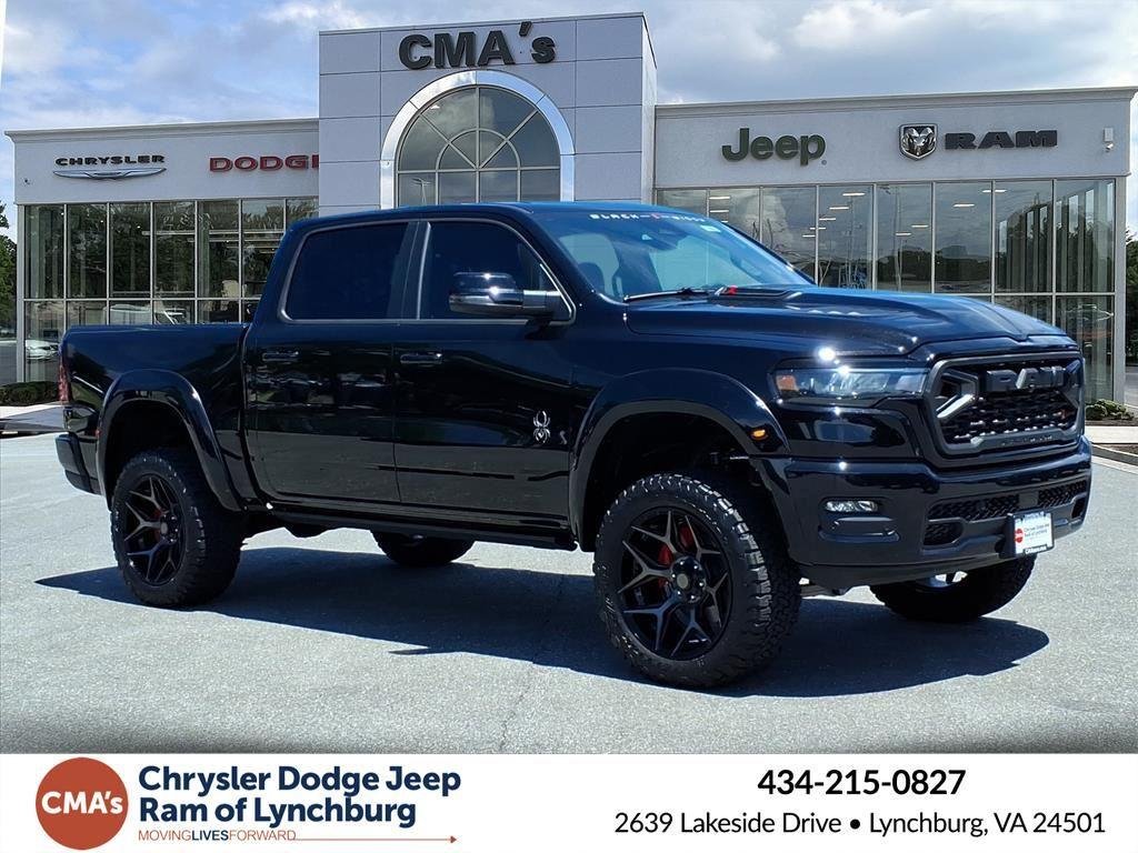 New 2026 Diamond Black Crystal Pearl-Coat Exterior Paint RAM Big Horn image 1