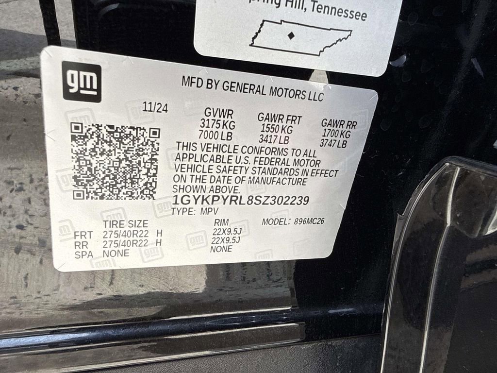 Certified Used 2025 Stellar Black Metallic Cadillac Sport 3 image 20