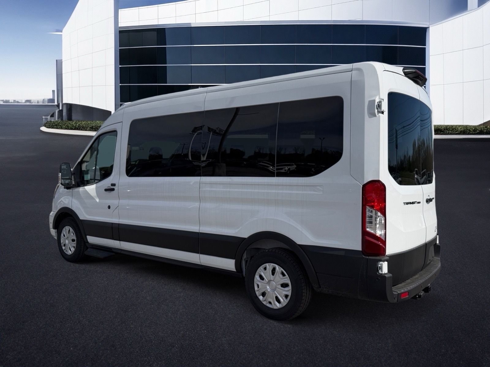 New 2026 Oxford White Ford Passenger Van XLT image 6