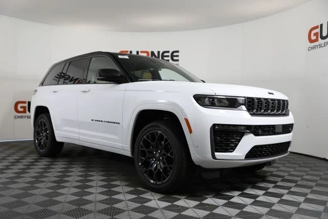New 2026 Bright White Clear-Coat Exterior Paint Jeep Summit image 2