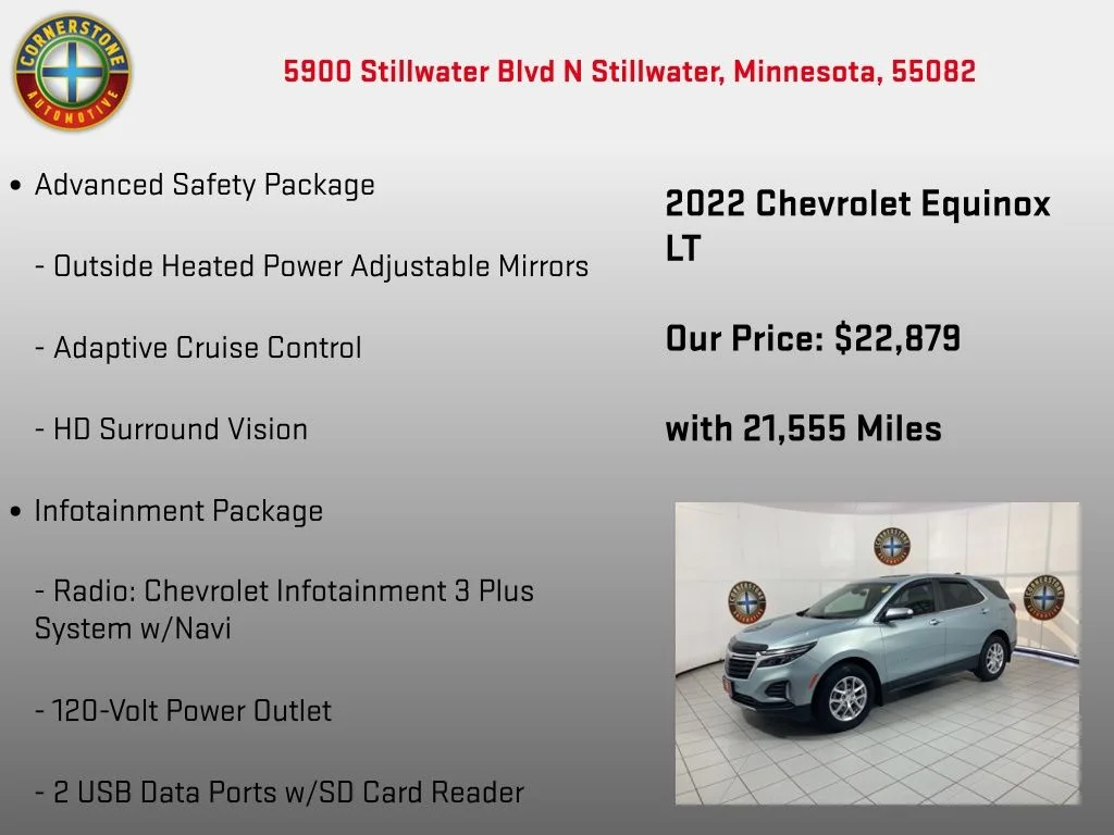 Used 2022 Blue Chevrolet LT image 10
