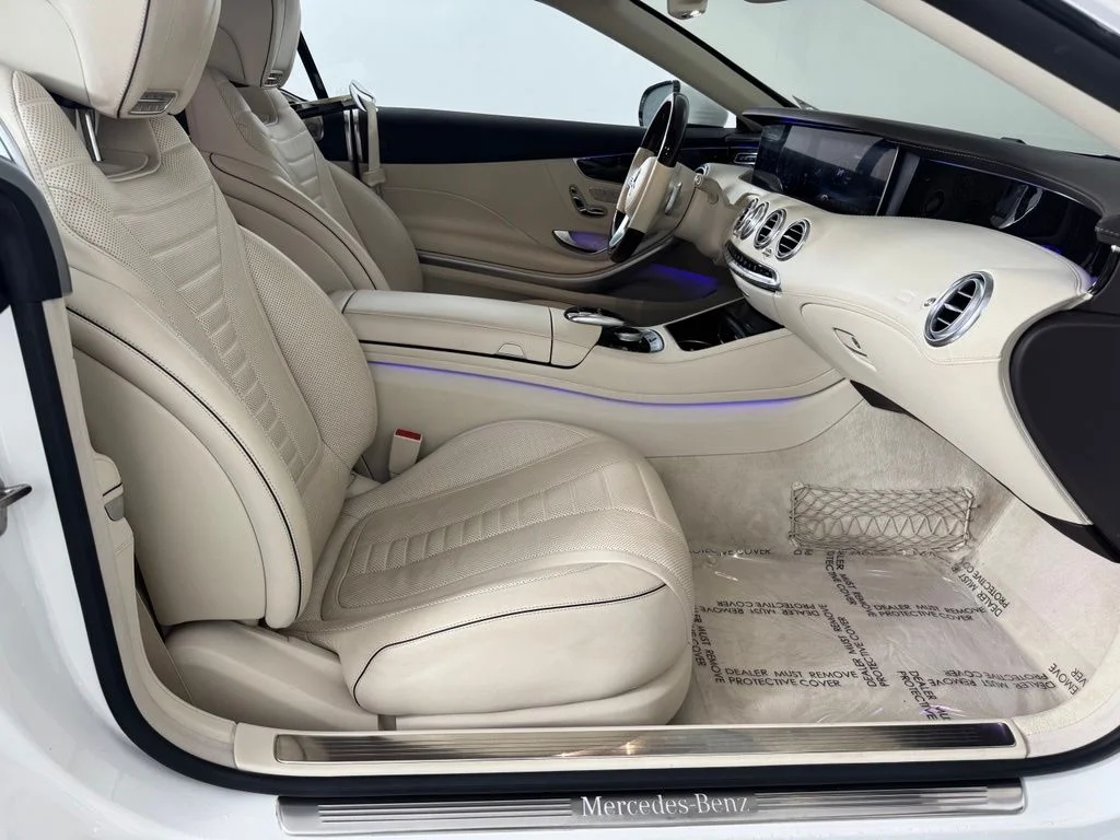Used 2019 designo Diamond White Metallic Mercedes-Benz S 560 image 36