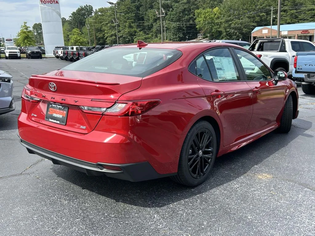 New 2026 Red Toyota SE image 3