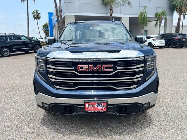 Used 2022 PACIFIC BLUE METALLIC GMC SLT image 2