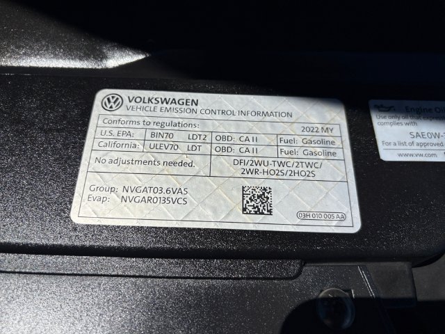 Used 2022  Volkswagen 3.6L V6 SE w/Technology image 10