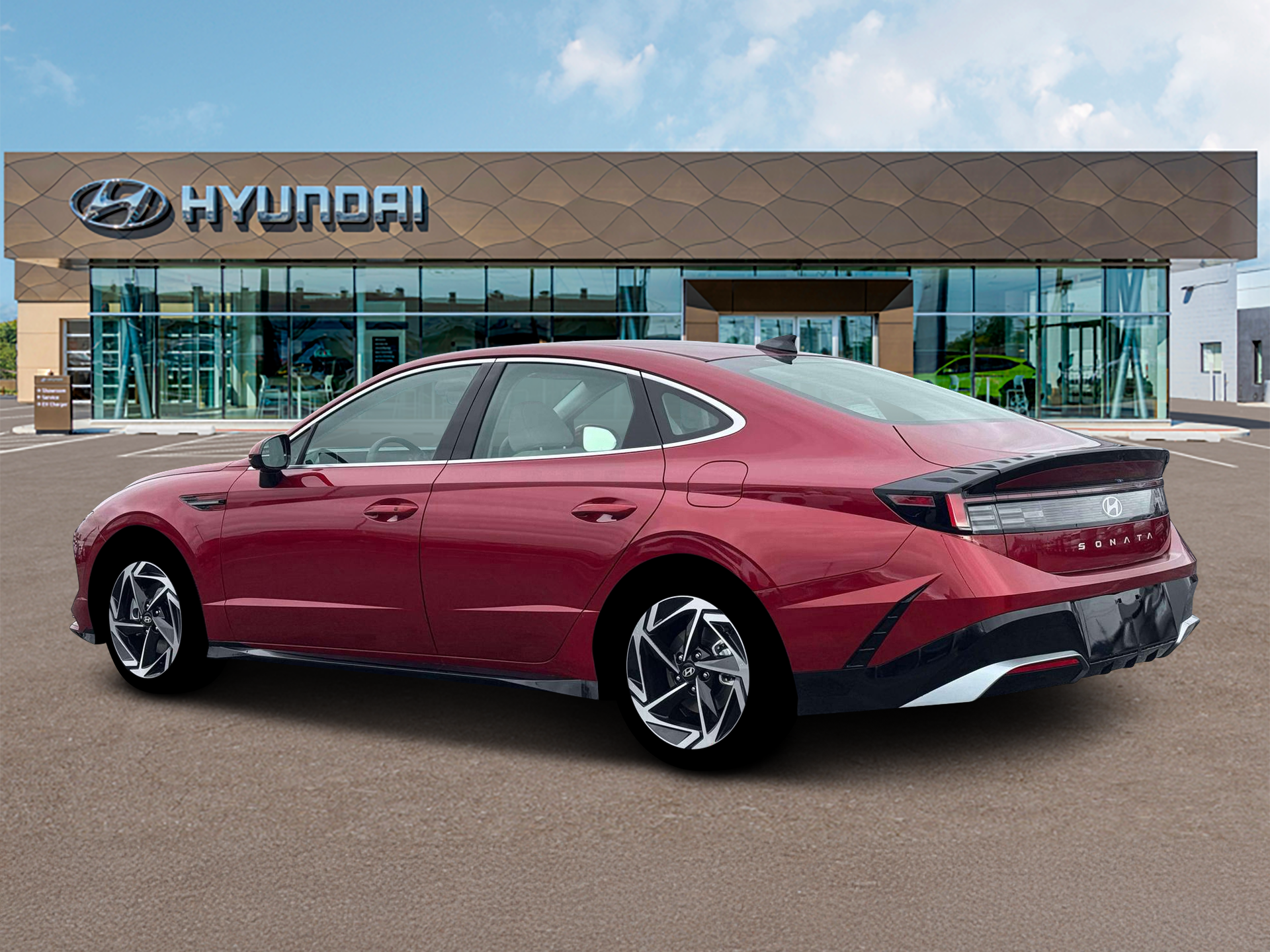 New 2026 Ultimate Red Hyundai SEL Sport image 4