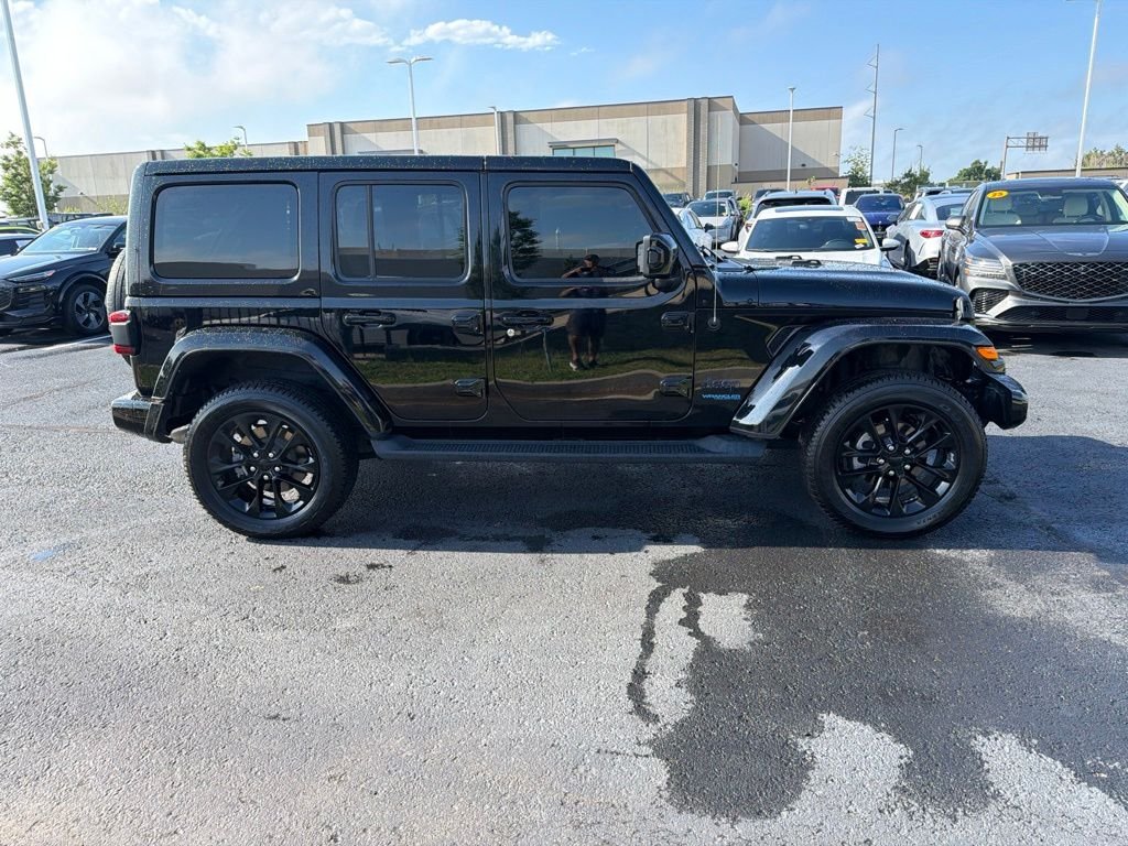 Used 2021 Black Jeep Unlimited Sahara 4xe image 8