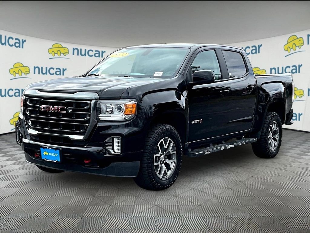 Used 2022 Black GMC AT4 w/Cloth image 3
