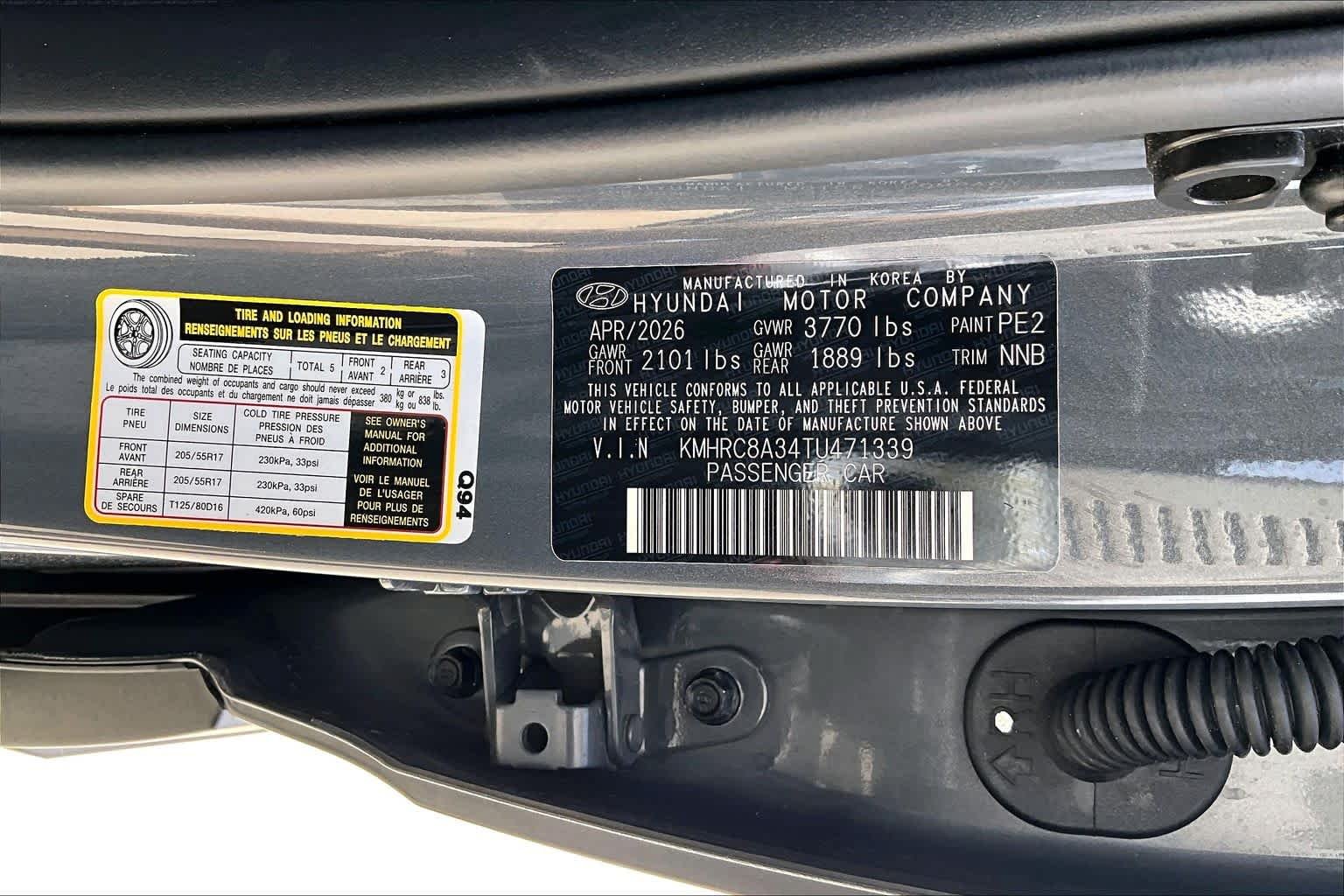 Used 2026 Ecotronic Gray Hyundai SEL image 37