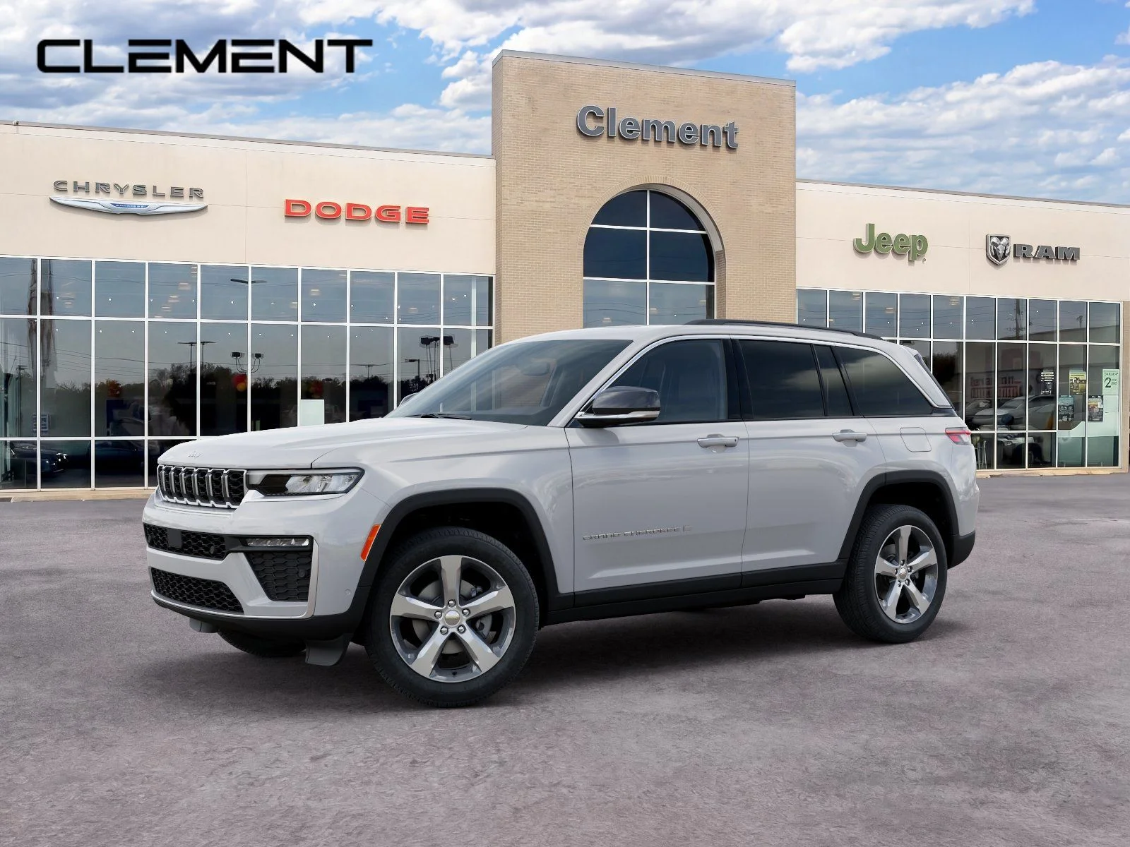 New 2026 Bright White Clear-Coat Exterior Paint Jeep Limited image 2