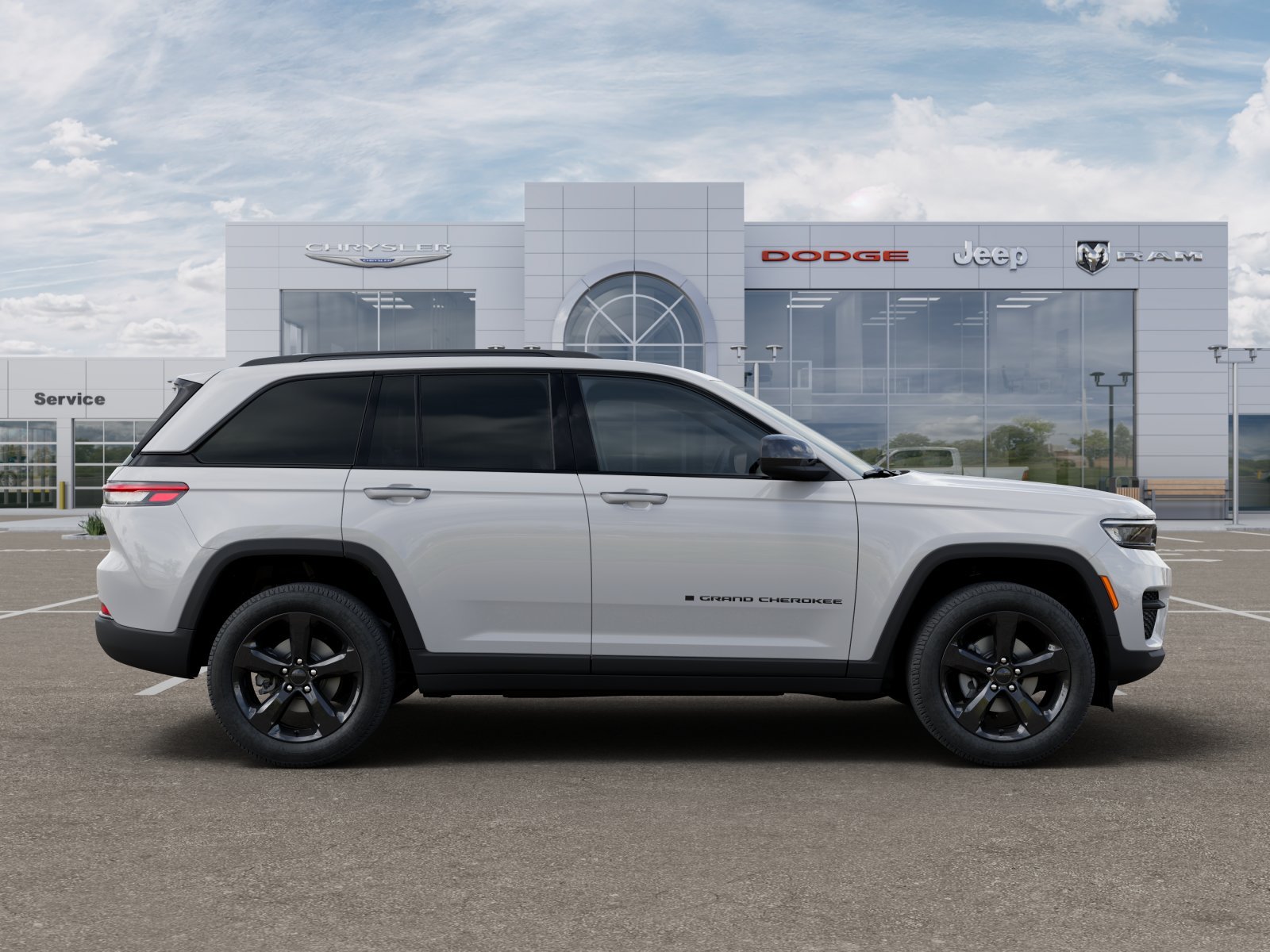 New 2025 Bright White Clear-Coat Exterior Paint Jeep Altitude image 47