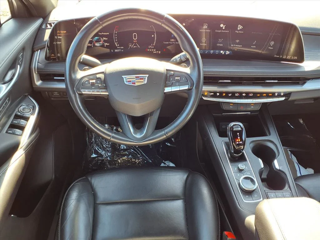 Used 2024 Argent Silver Metallic Cadillac AWD Premium Luxury image 3