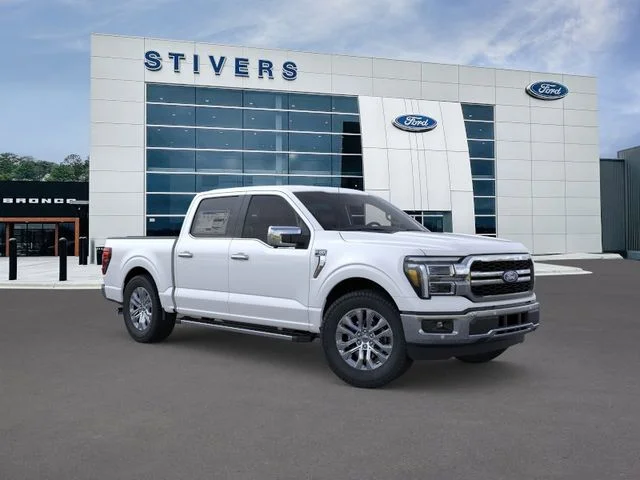 New 2026 Star White Metallic Tri-Coat Ford Lariat® image 1